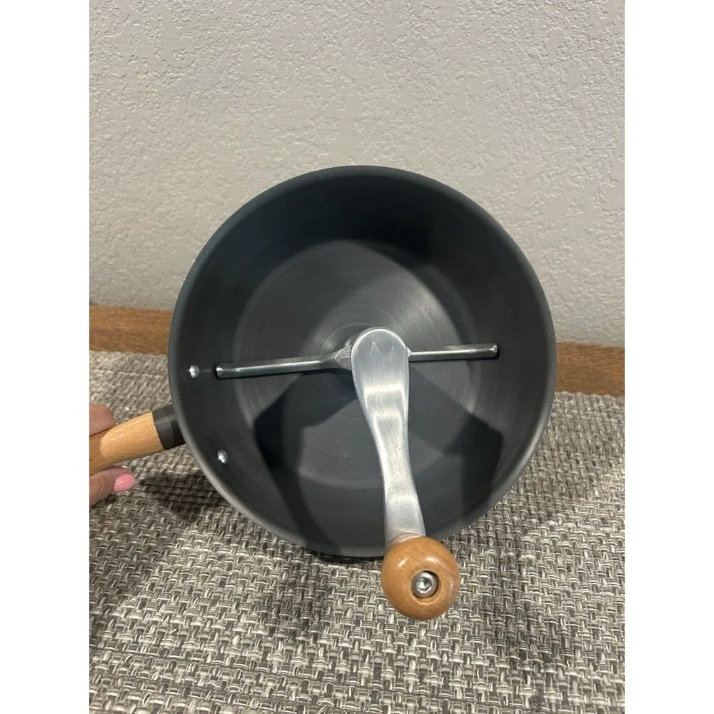 Victoria Glaze N Roast Nut Coffee Roaster Manual Crank EUC Pan